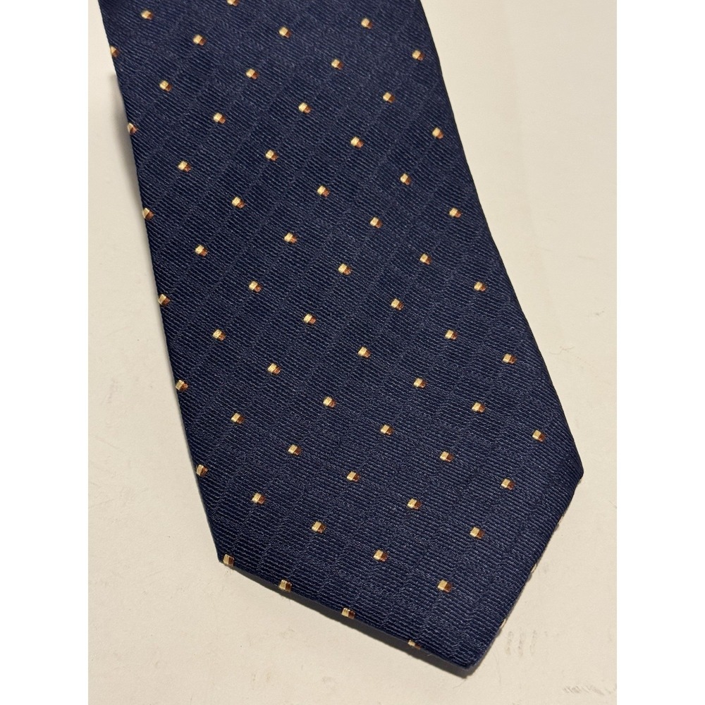 Canali Repp Tie Navy
